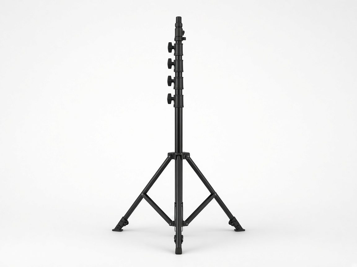 Pied d’éclairage noir